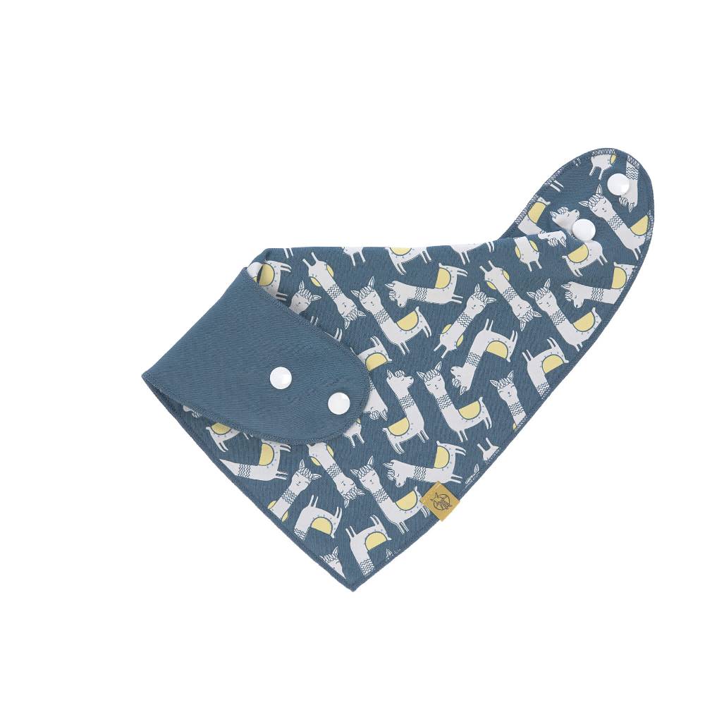 Lässig Dreieckstuch Baby - Bandana, Glama Lama Blue Super Sparpreis