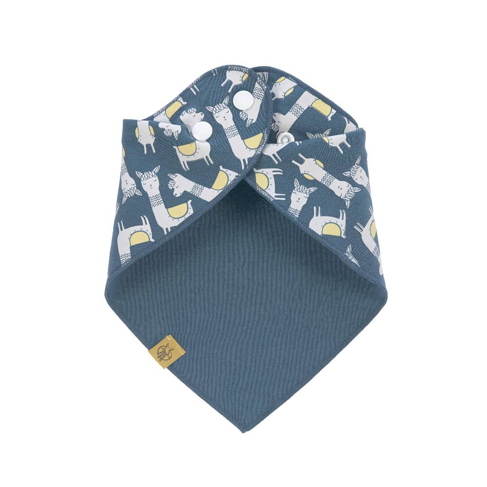 Lässig Dreieckstuch Baby - Bandana, Glama Lama Blue Super Sparpreis