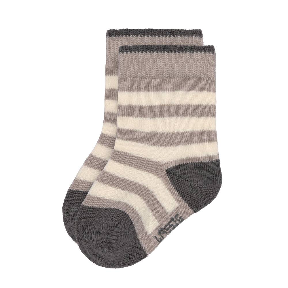 Lässig Kinder Socken 3er-Set, Anthrazit Taupe Sonderangebot der Fabrik