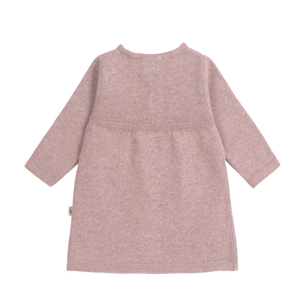 Lässig Babykleid - Strick Bio-Baumwolle, Rosa Vierteljährliche Förderung