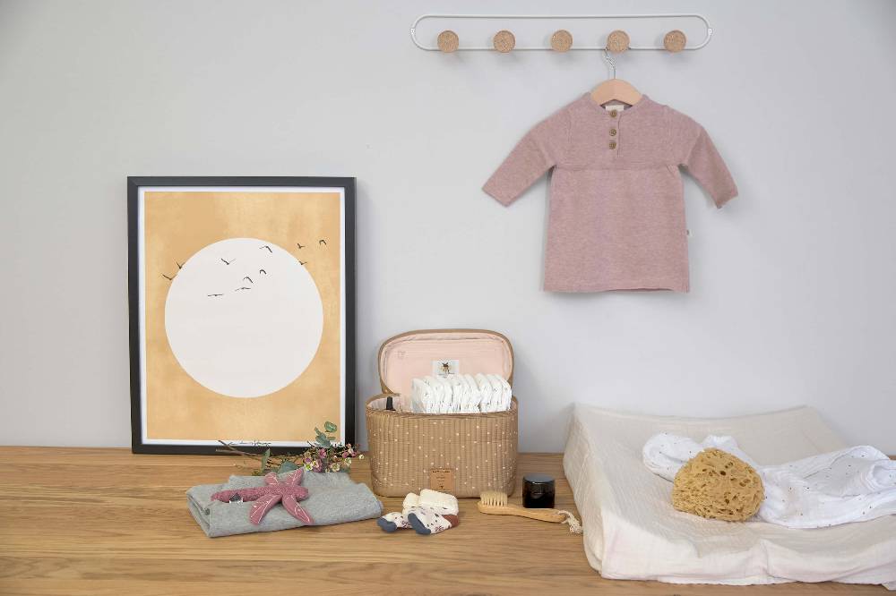 Lässig Babykleid - Strick Bio-Baumwolle, Rosa Vierteljährliche Förderung