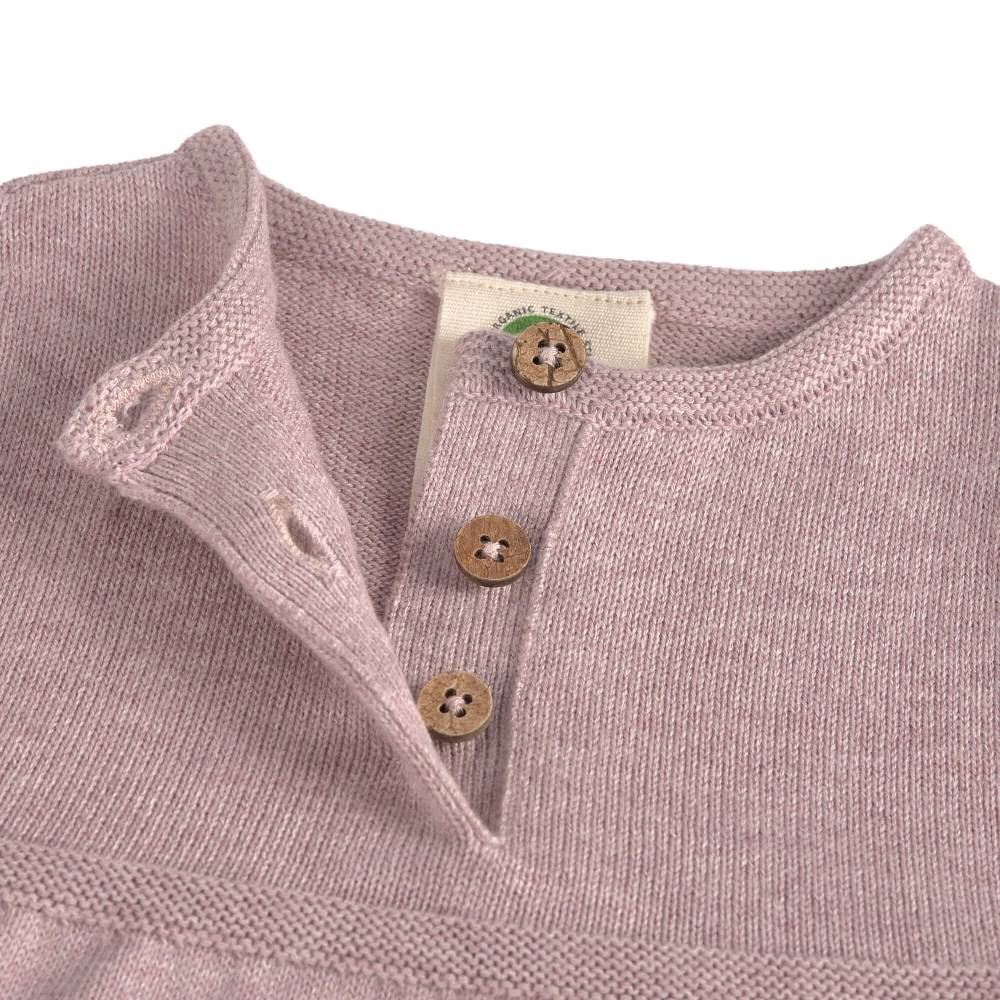 Lässig Babykleid - Strick Bio-Baumwolle, Rosa Vierteljährliche Förderung