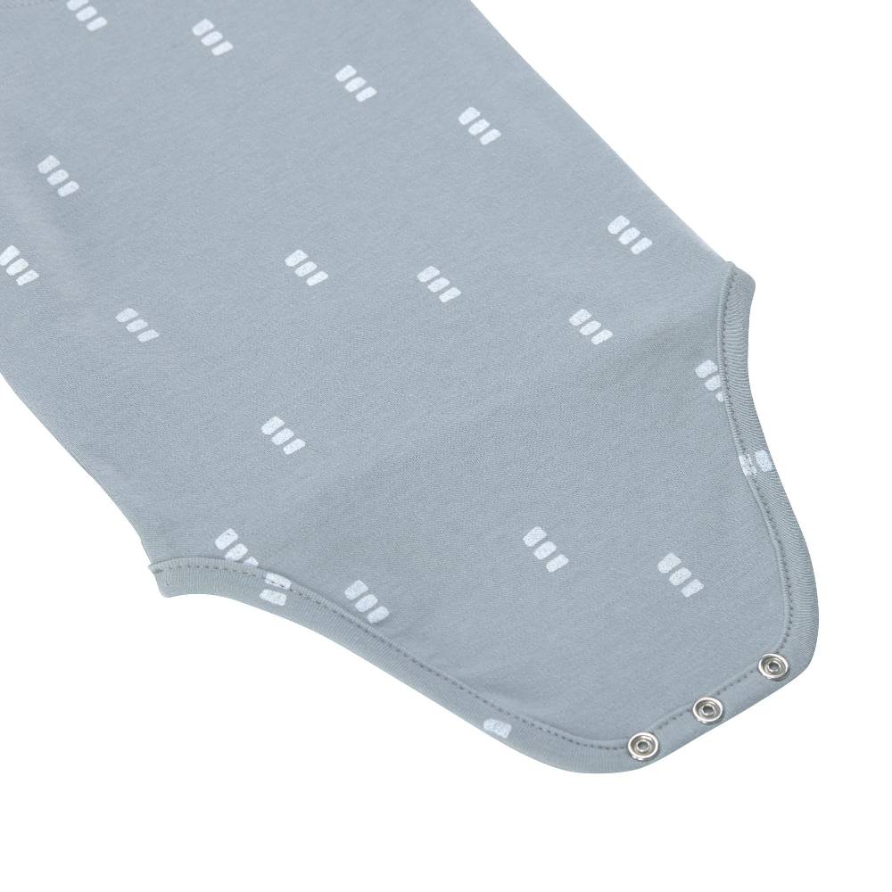 Lässig Baby Body langarm - Bio Baumwolle, Blocks, Hellblau Hotsell