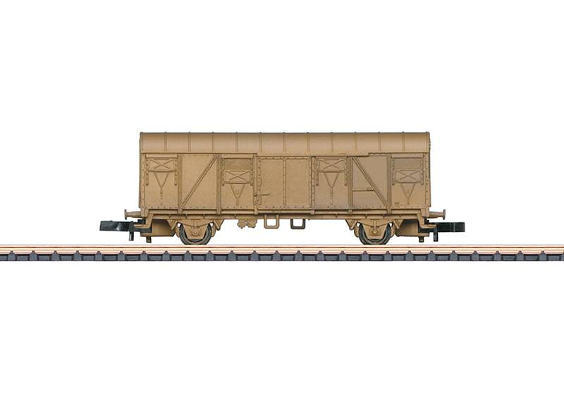 Märklin Gedeckter Güterwagen in Echtbronze Fabrikladen