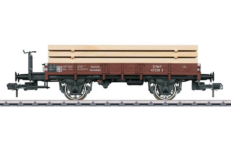Märklin Niederbordwagen mit Holzbeladung VIP-Rabatte