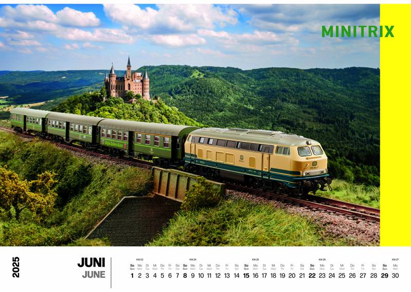 Märklin Märklin-/Trix-Wandkalender 2025 Begrenzte Freigabe
