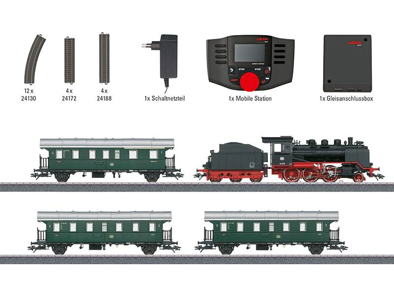 Märklin Digital-Startpackung "Nebenbahn mit BR 24" Schlussverkauf