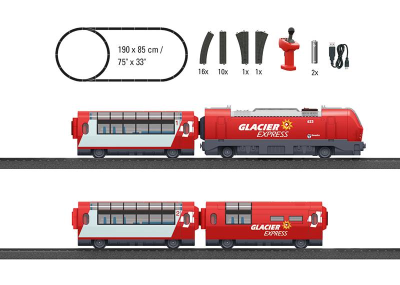 Märklin Märklin my world - Startpackung "Glacier Express" Kostenloser Versand