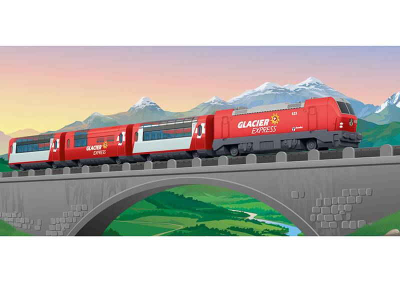 Märklin Märklin my world - Startpackung "Glacier Express" Kostenloser Versand