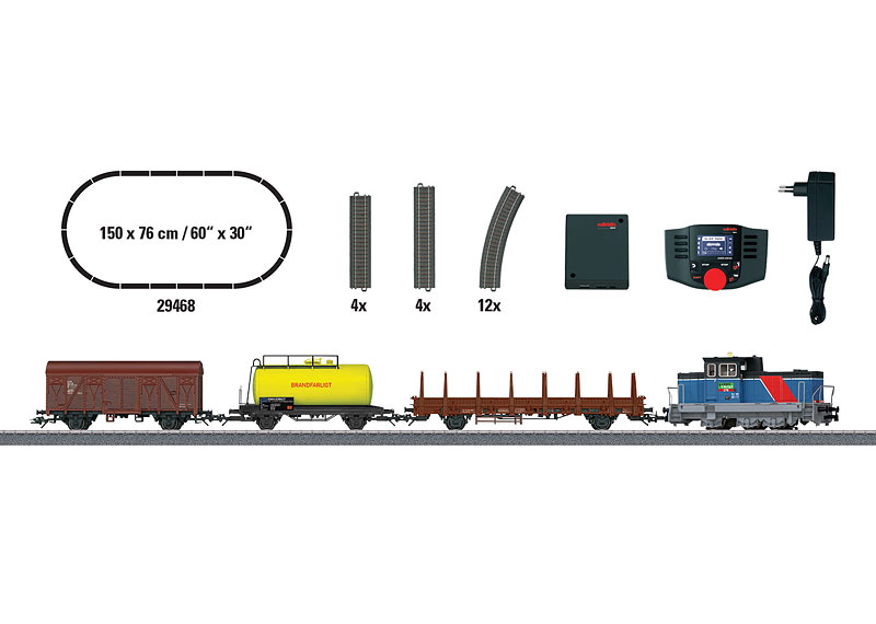 Märklin Digital-Startpackung "Schwedischer Güterzug Epoche VI" Sonderangebot