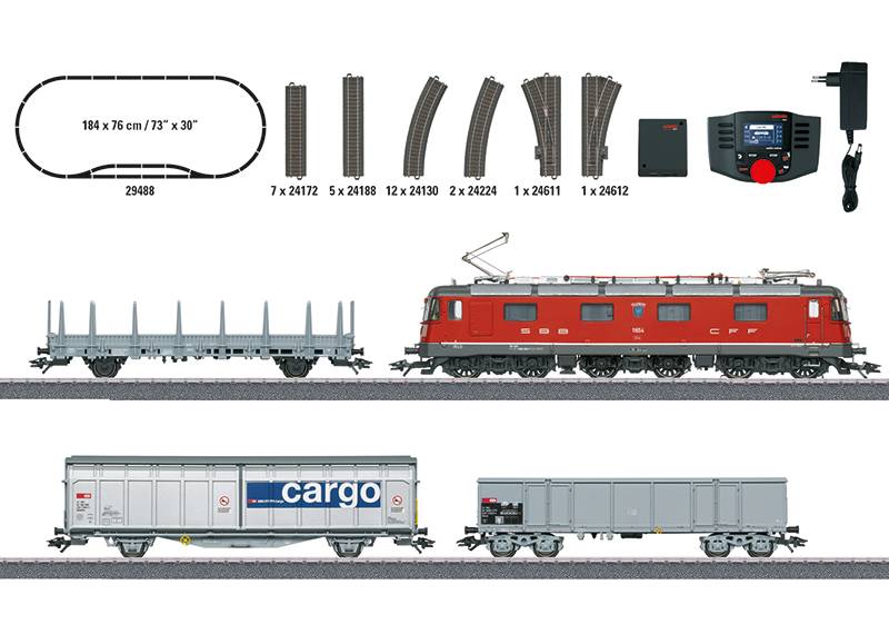 Märklin Digital-Startpackung "Schweizer Güterzug mit Re 620" Günstig kaufen
