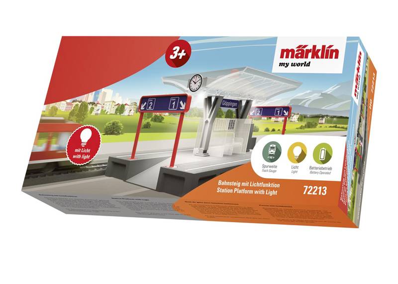 Märklin Märklin my world - Bahnsteig mit Lichtfunktion
