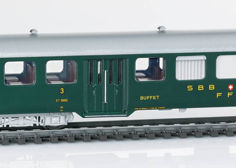 Märklin Leichtstahlwagen-Set zur Ae 3/6 I Kostenlose Rückgabe