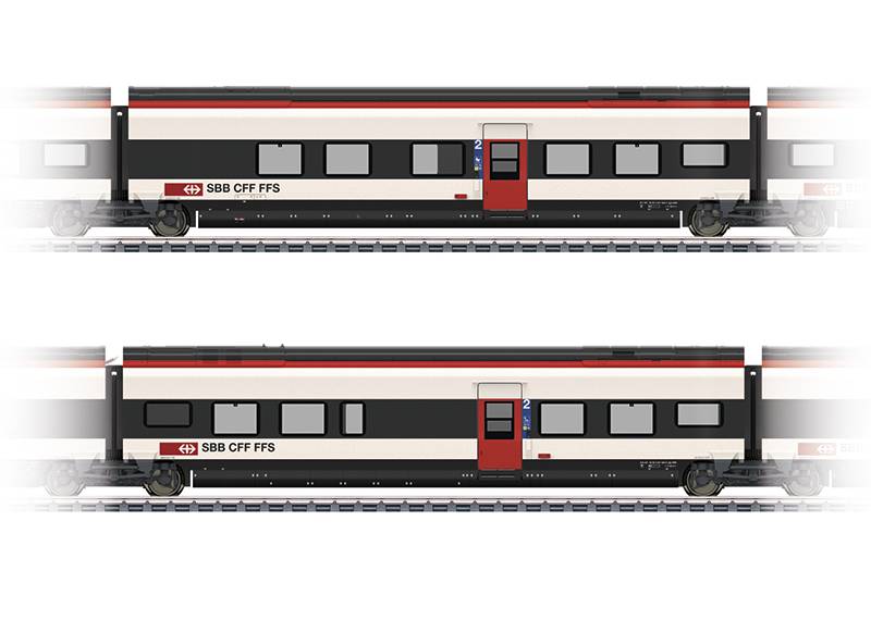 Märklin Ergänzungswagen-Set 1 zum RABe 501 Giruno Letzte 3 Tage