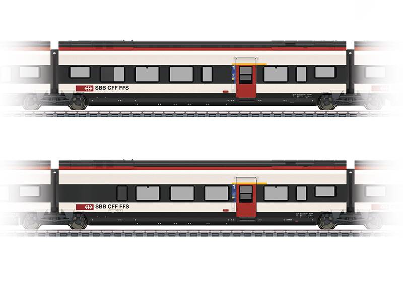 Märklin Ergänzungswagen-Set 3 zum RABe 501 Giruno Neueste Stile