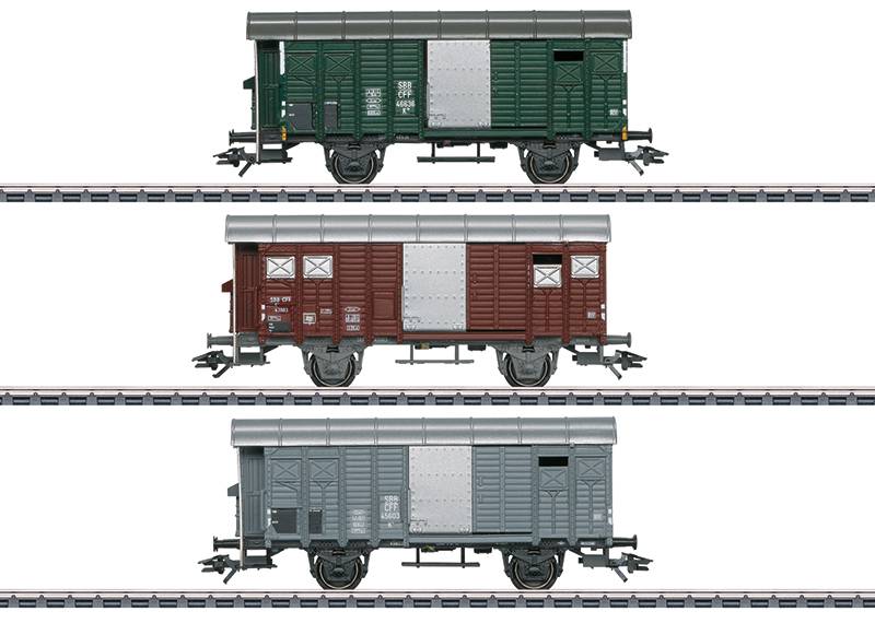 Märklin Güterwagen-Set mit gedeckten Güterwagen K3 im Angebot