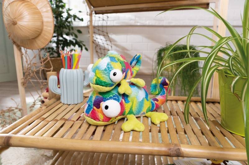 NICI Liegendes Kuscheltier Chamäleon Candymon NICI GREEN Nur noch ein Tag übrig