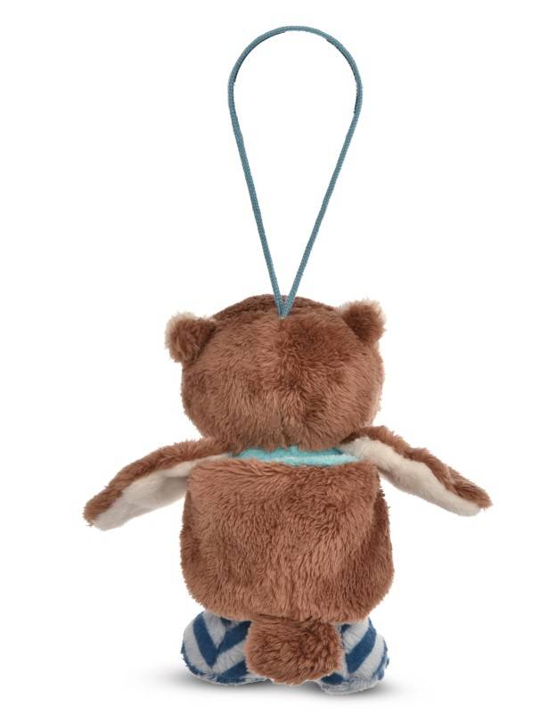 NICI Wendekuscheltier Eule Oscar blau mit Loop NICI GREEN Blitzangebot