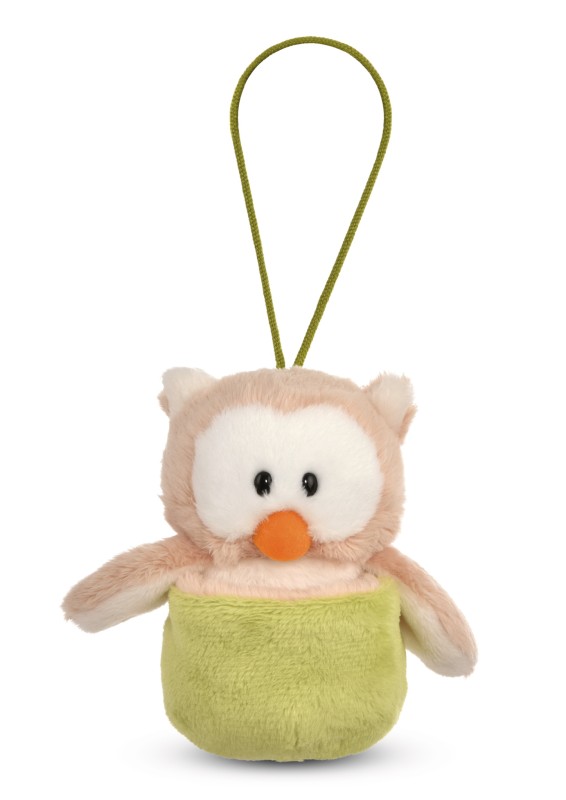 NICI Wendekuscheltier Eule Owluna grün mit Loop NICI GREEN Neuheiten