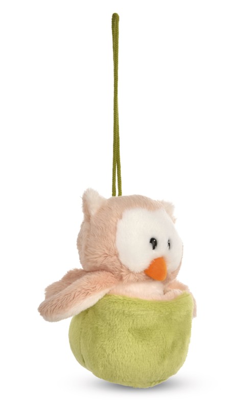 NICI Wendekuscheltier Eule Owluna grün mit Loop NICI GREEN Neuheiten