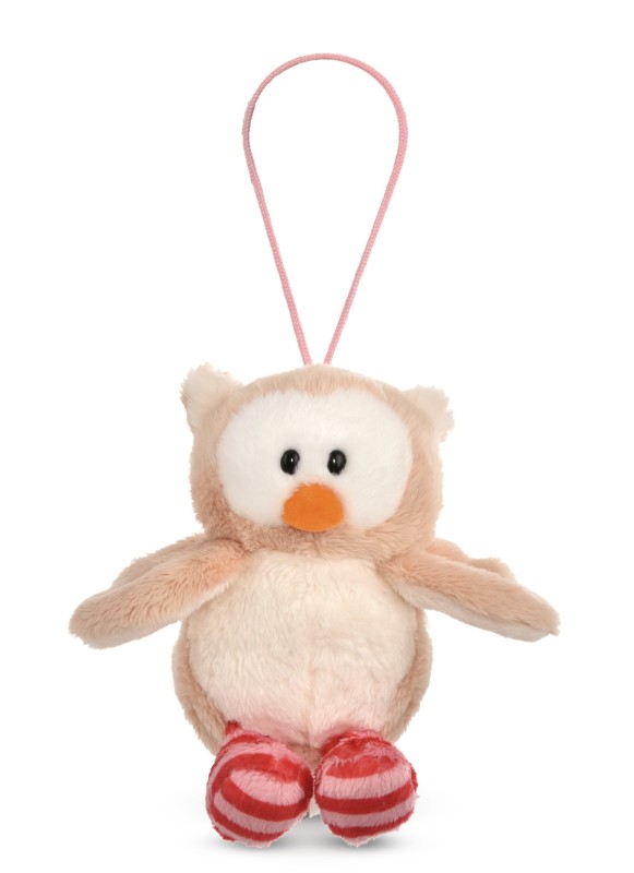 NICI Wendekuscheltier Eule Owluna rosa mit Loop NICI GREEN Kauf eins, bekomm eins gratis