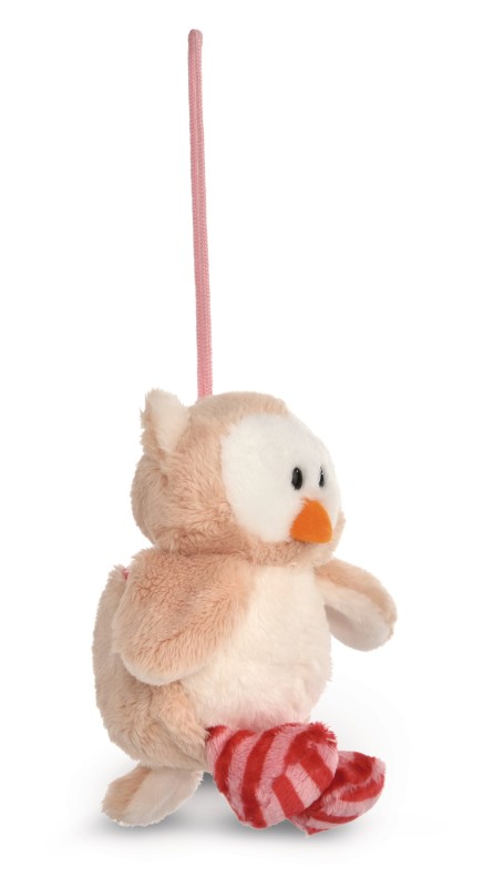 NICI Wendekuscheltier Eule Owluna rosa mit Loop NICI GREEN Kauf eins, bekomm eins gratis