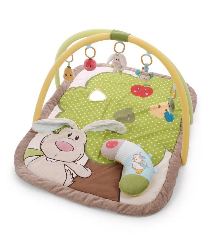 NICI 3-D Activity-Decke Hase und Eule mit Spielkissen und Spielbogen Sonderangebote