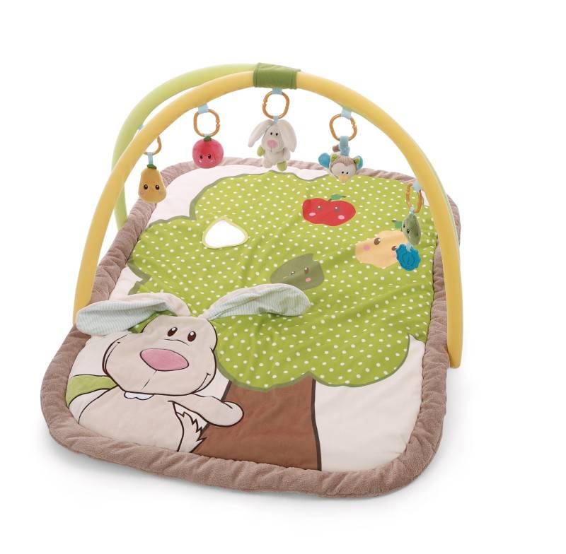 NICI 3-D Activity-Decke Hase und Eule mit Spielkissen und Spielbogen Sonderangebote