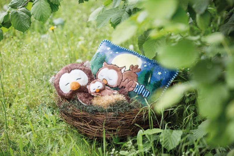 NICI Liegendes Kuscheltier Eule Oscar Wochenangebot