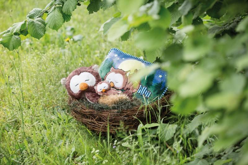 NICI Liegendes Kuscheltier Eule Oscar Wochenangebot