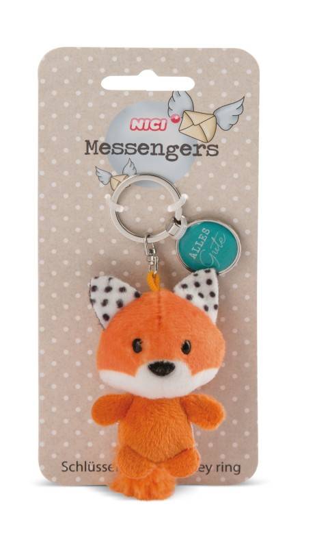 NICI Schlüsselanhänger Fuchs mit Anhänger 'Alles Gute'