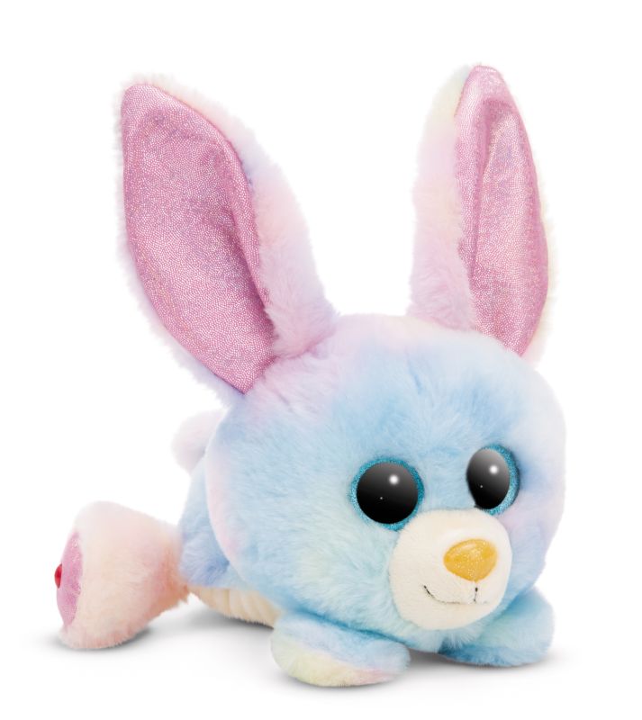 NICI GLUBSCHIS Liegendes Kuscheltier Hase Rainbow Candy Fabrikpreis