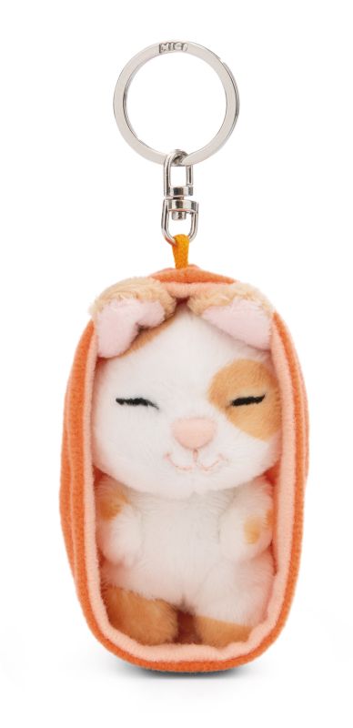 NICI Schlüsselanhänger Sleeping Pets Karamell gepunkteter Hase NICI GREEN