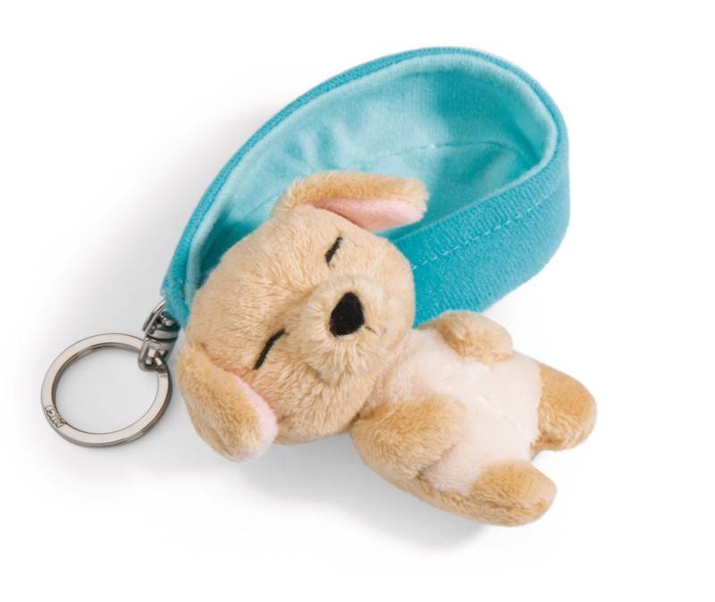 NICI Schlüsselanhänger Sleeping Pets Hund karamell Saisonale Angebote