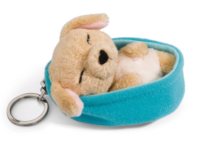 NICI Schlüsselanhänger Sleeping Pets Hund karamell Saisonale Angebote