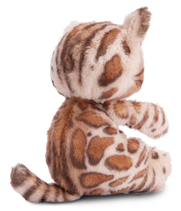 NICI Kuscheltier Sleeping Pets Bengal Katze 12cm im hellgrünen Körbchen NICI GREEN Bis zu 55% Rabatt