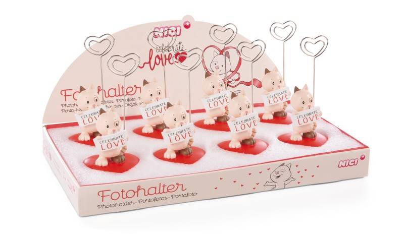 NICI Fotohalter Katze "Celebrate Love"