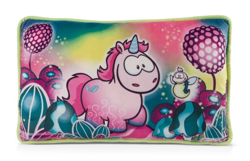 NICI Rechteckiges Kissen Einhorn Midnight Floral NICI GREEN Bis zu 60% Rabatt