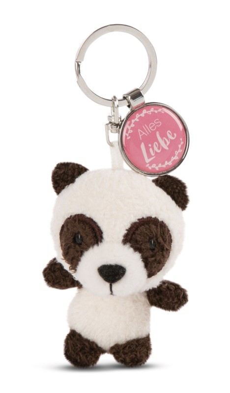 NICI Schlüsselanhänger Panda mit Anhänger 'Alles Liebe' Auslauf