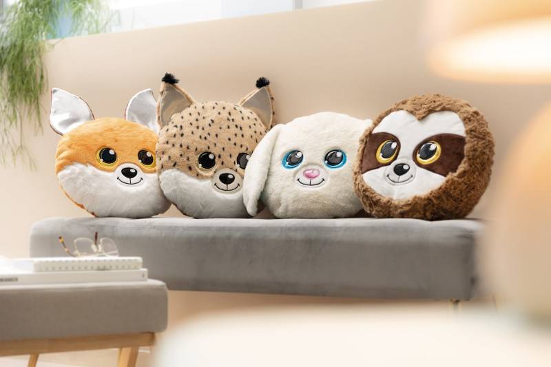 NICI GLUBSCHIS Figürliches Kissen Luchs Lenzo Versandkostenfrei