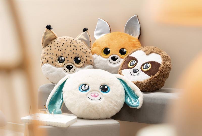 NICI GLUBSCHIS Figürliches Kissen Luchs Lenzo Versandkostenfrei