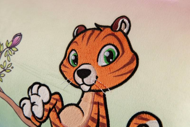 NICI Rechteckiges Kissen Tiger Mandarina NICI GREEN Online Shopping