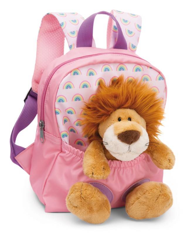 NICI Rucksack mit Löwe Plüschtier