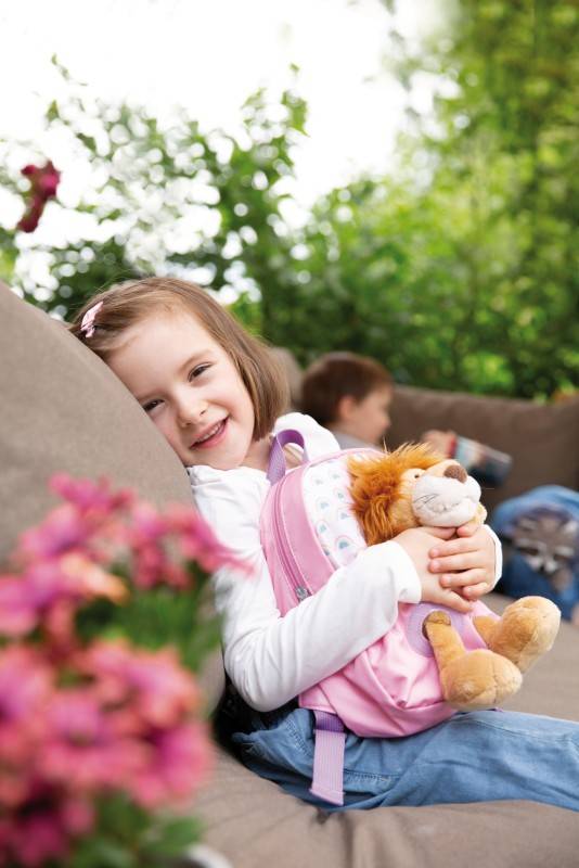 NICI Rucksack mit Löwe Plüschtier Preisnachlass