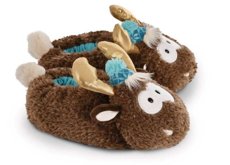 NICI Hausschuhe Rentier Reny Heart Gr. 38-41 Heißer Verkauf