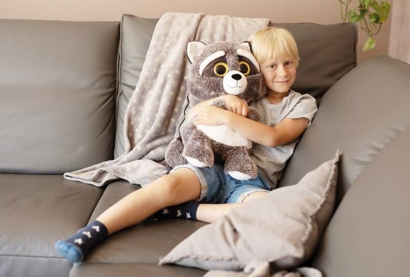 NICI GLUBSCHIS Kuscheltier Waschbär Clooney 45cm Exklusivangebot