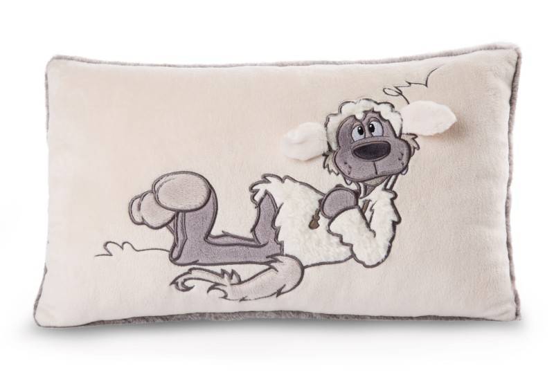 NICI Rechteckiges Plüschkissen Wolf Ulvy