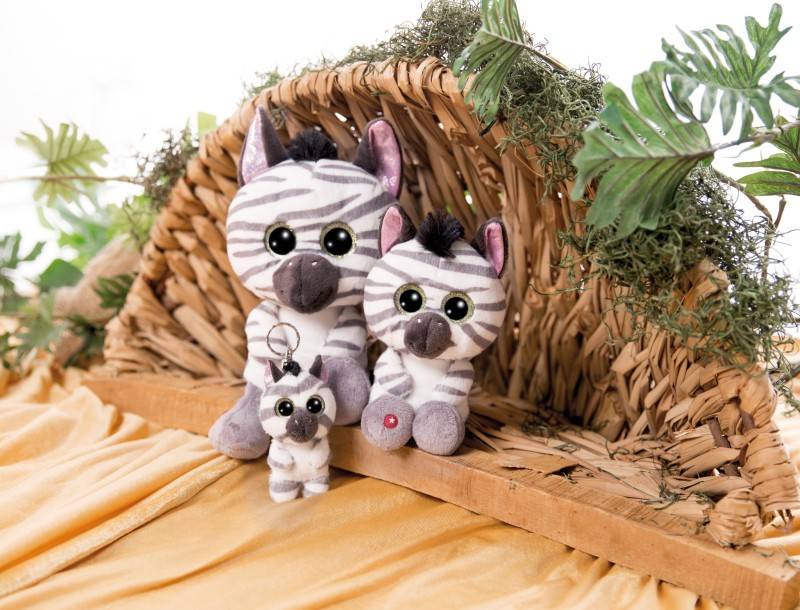 NICI GLUBSCHIS Kuschelteir Zebra Mankalita Valentinstagsangebot