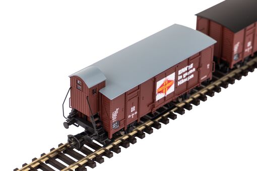 Piko TT 2er Set Gedeckter Güterwagen G02 DR III "Fortschritt" Artikelnummer: 47033 Nur für heute
