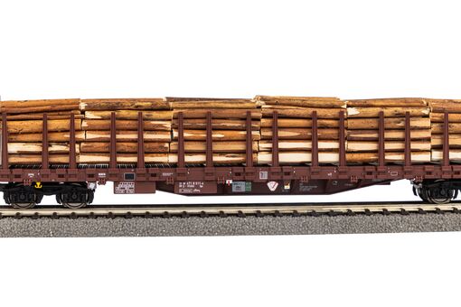 Piko Stammholztransportwagen Roos-t642 mit Holzladung RSBG VI Artikelnummer: 24610 Jubiläumsangebot
